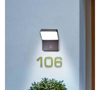 Aplique LED con sensor para exterior ENDURA STYLE WIDE de OSRAM, gris oscuro True