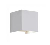 Aplique led de exterior leva blanco 2x5w - 3000k marca wonderlamp