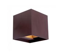Aplique led de exterior leva óxido (2x5w - 4000k) marca wonderlamp 10 cm