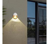 Aplique LED de pared exterior de 5W/7W, resistente al agua IP65, ideal para porches y patios, lámpara de exterior de montaje sencillo, iluminación de bajo consumo para la entrada del hogar y el jardí
