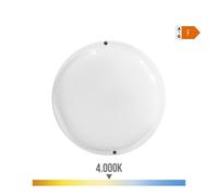 Aplique led edm redondo blanco 18 w f 1820 lm (4000 k)