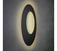 Aplique LED Escale Blade Open negro Ø 79 cm