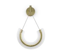 Aplique LED Grande H: 133 cm En Dorado 3000 K Lámpara De Pared Moderna Para Sala