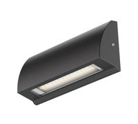 Aplique LED / luz de escalera SEGIN para exterior IP54 downlight plano negro