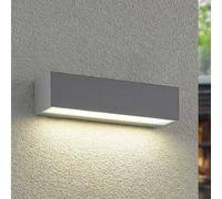 Apliqué LED para exterior Arcchio Lengo, 25 cm, 1 luz, gris, CCT True