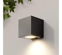 Aplique LED para exterior Arcchio Tassnim, 1 luz, antracita, IP65 True