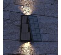 Aplique LED para exterior Calex Matera, arriba/abajo, negro