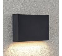 Aplique LED para exterior Jarte de Lindby, 20 cm, down, gris, IP65