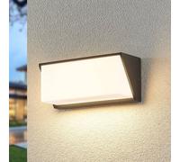 Aplique LED para exterior Lindby Malim, 25 cm, antracita, IP65