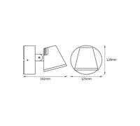 Aplique LED para exterior OSRAM ENDURA STYLE MIDI, gris oscuro, IP44