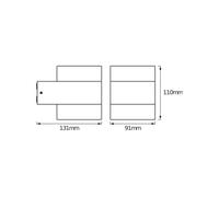 Aplique LED para exterior OSRAM ENDURA STYLE PUCK, gris oscuro, IP44