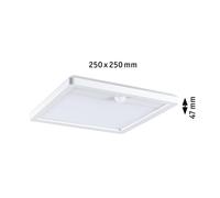 Aplique LED para exterior Paulmann Lamina, blanca, IP44, sensor