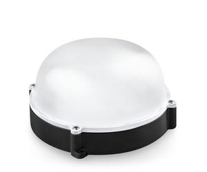 APLIQUE LED REDONDO NEGRO EXT.IP65 12w.F