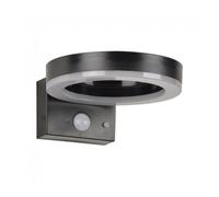 Aplique led solar con sensor de movimiento halo 4w marca corep