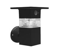 Aplique LED Solar Exterior Con Sensor Movimiento 3W V-TAC VT-1169 Negro