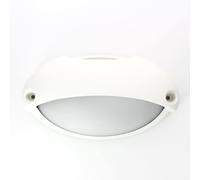 APLIQUE LOMBARDO AIRY TOP OVAL 300, CASQUILLO E27, DECORACIÓN COLOR BLANCO, BOM