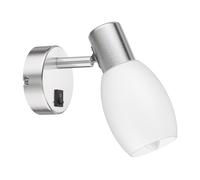 Aplique LUPI con interruptor llama simple incl. filamento de vela LED E14 4,1W [EEK: E]