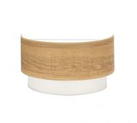 Aplique de pared metal color marron serie myriam 30cm