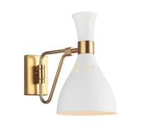 Aplique Metal Blanco Latón E27 Retro Diseño Pasillo Salón Wandleuchte