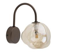 Aplique Metal Cristal Marrón G9 Coñac Extraordinaria B: 15 CM Wandleuchte Cocina