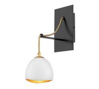 Aplique Metal E14 H:33CM en Negro Oro Blanco Moderno Wandleuchte Interior