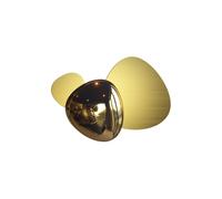 Aplique Metal LED 36,3 CM Ancho en Dorado Blanco Cálido 3000K Wandleuchte Piso