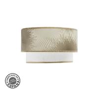 aplique modelo nepal dorado con doble pantalla