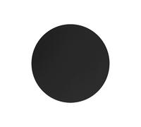 Aplique Negro Ø 30 Cm Redondo Luz Indirecta Metal Lámpara De Pared Sala De Estar