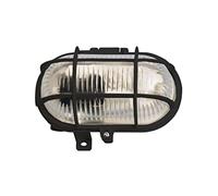 Aplique Oval 60w. Negro