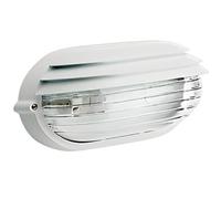 Aplique ovalado de exterior color blanco casquillo E27 Sovil 787/02