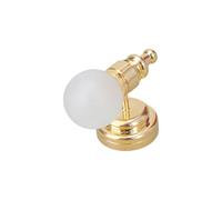 Aplique para dormitorio, lámpara de pared en miniatura, modelo de casas de muñecas, accesorio de iluminación realista, juego de juguete 1:12, accesorio de casa de muñecas en miniatura