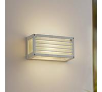 Lucande Lámpara de pared exterior Aurelien (Moderno) en Blanco hecho Aluminio (1 llama, E27) lámparas para aplique lámpara LED