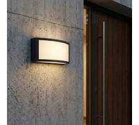 Aplique para exterior OSRAM ENDURA CLASSIC CUADRA, gris oscuro, IP65 True