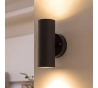 Aplique para exterior Tulimar de Prios, 2 luces, antracita, metal