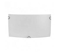 Aplique pared cristal color blanco serie ayla 25cm