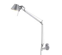 Aplique pared hierro forjado brazo oscilante estilo minimalista industrial
