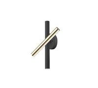 Aplique pared metal color dorado serie varas 11cm