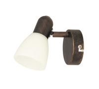 Aplique pared Soma E14 40W marrón crema