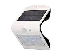 APLIQUE SOLAR 1,5W 220lm RECARGABLE. SENSOR DE PRESENCIA (2-6m) COLOR BLANCO 9,5x7,3x13cm EDM