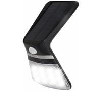 APLIQUE SOLAR 3,5W 430lm RECARGABLE SENSOR PRESENCIA (2-8m) COLOR NEGRO 10,5x13cm EDM