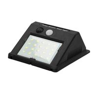 Aplique Solar LED Aktive 20 LED con Sensor de Movimiento, 13x6x20 Cm, Negro