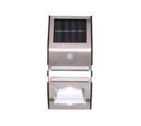 Aplique solar led con sensor marca grunding 17cm