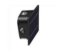 wonderlamp - Aplique Solar LED con sensor de movimiento Tenda, 2 CCT Luz cálida/Fría y 2 Intensidades de Luz, IP54