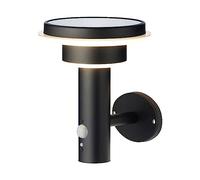 APLIQUE SOLAR METALICO 17,8x18,3x22cm 40 LEDS LUZ CALIDA LUMINEO