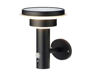 APLIQUE SOLAR METALICO 17,8x18,3x22cm 40 LEDS LUZ CALIDA LUMINEO