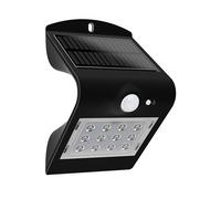Aplique solar solaris ip65 1,5w 220lm led 4000k+led trasero 4000k l.9,