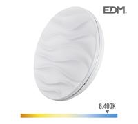 APLIQUE SUPER LED DE SUPERFICIE 12W 1160lm 6500K Ø27x6cm MODELO DESERT EDM