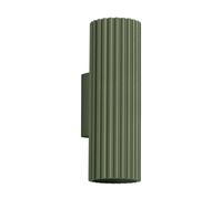 Apliqué Up Down Verde Escalera GU10 2 Luces H:20 cm Proyector de Pared