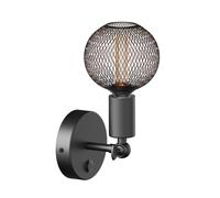 Aplique vintage E27 FETRO con interruptor negro orientable in 27 LED