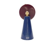 Aplique vintage pequeño de colores POP Granate Azul